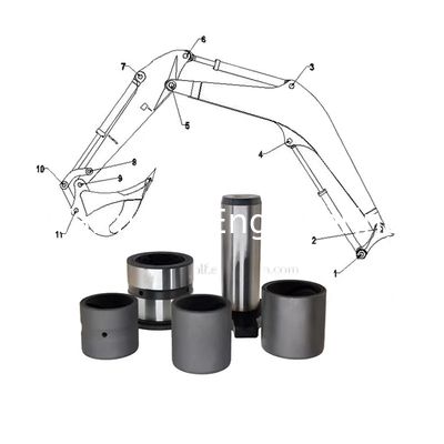 Annealed Strength Steel Excavator Bucket Bushing For Construction Equipment